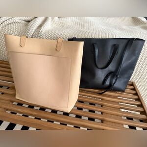 2 Madewell Medium leather Transport bags